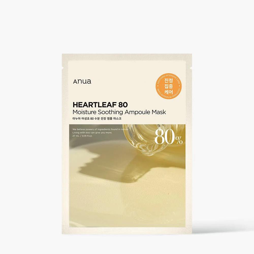 HEARTLEAF 80 MOISTURE SOOTHING AMPOULE MASK, 25ml - Beauty Store